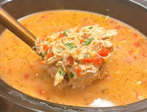 Crock Pot Creamy Chicken Parmesan Soup