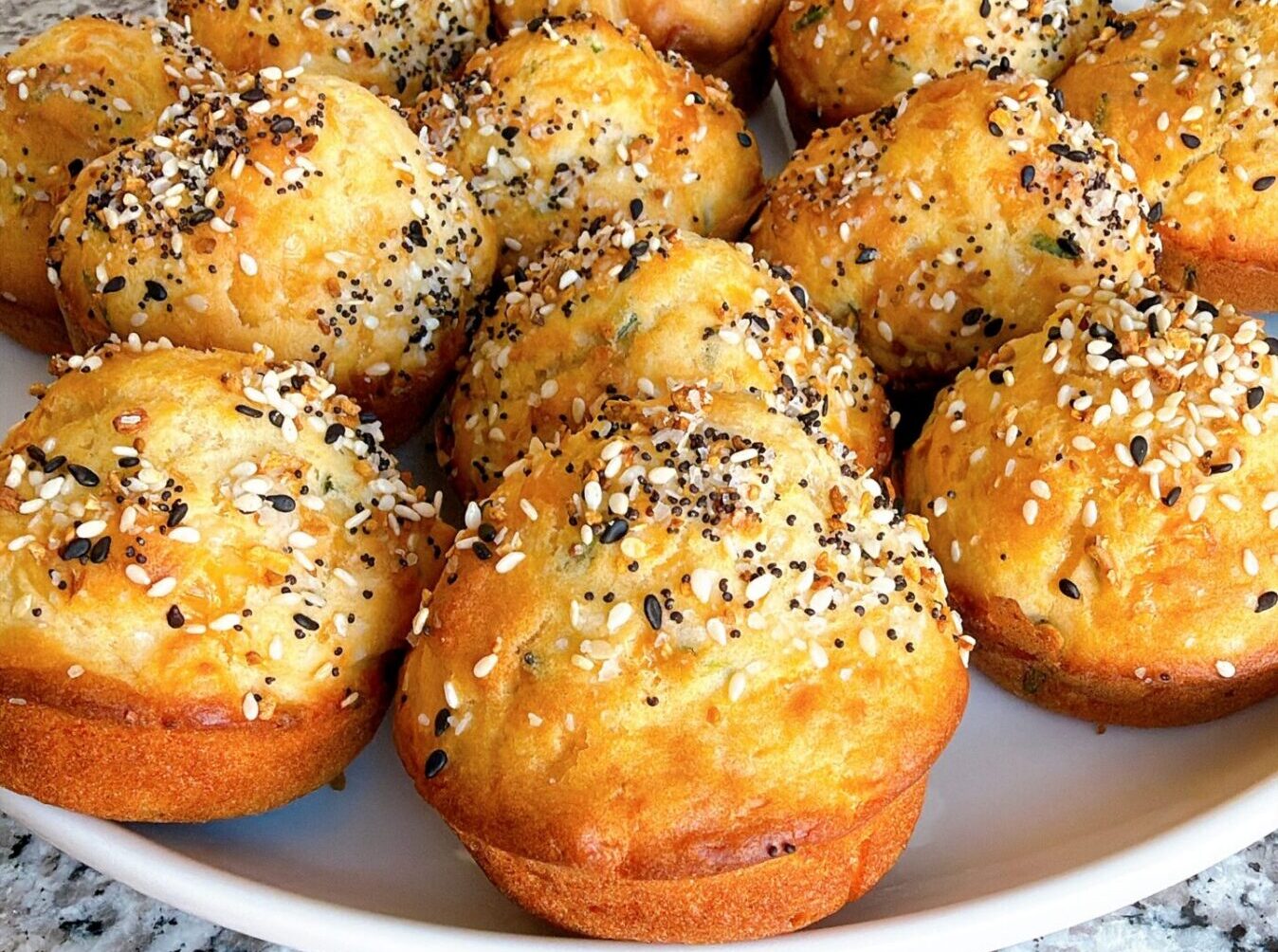 Everything Bagel Muffins